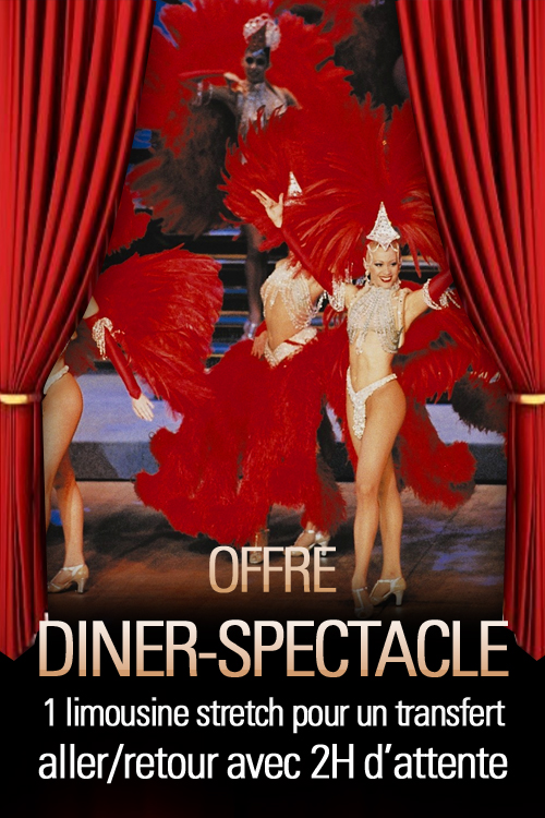 Transfert au Diner-Spectacle en limousine