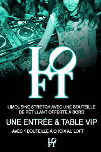 Table + entrée pour le Loft Club de Lausanne