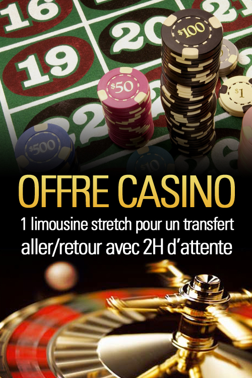 Transfert au Casino en Limousine