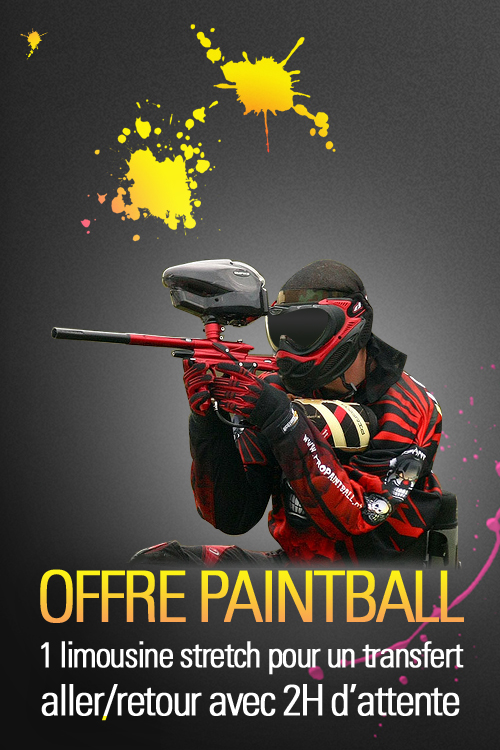 Transfert au PaintBall en Limousine