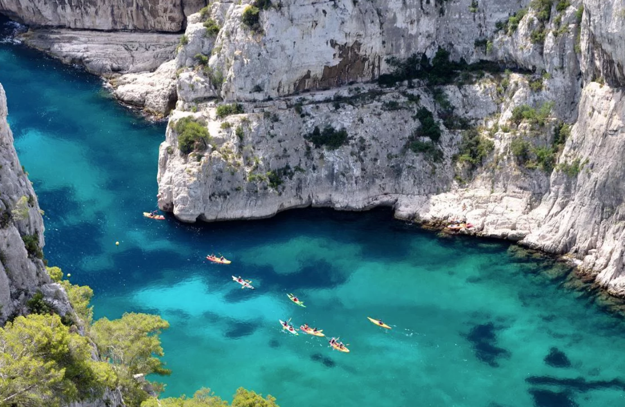 Les calanques de Cassis en yatch